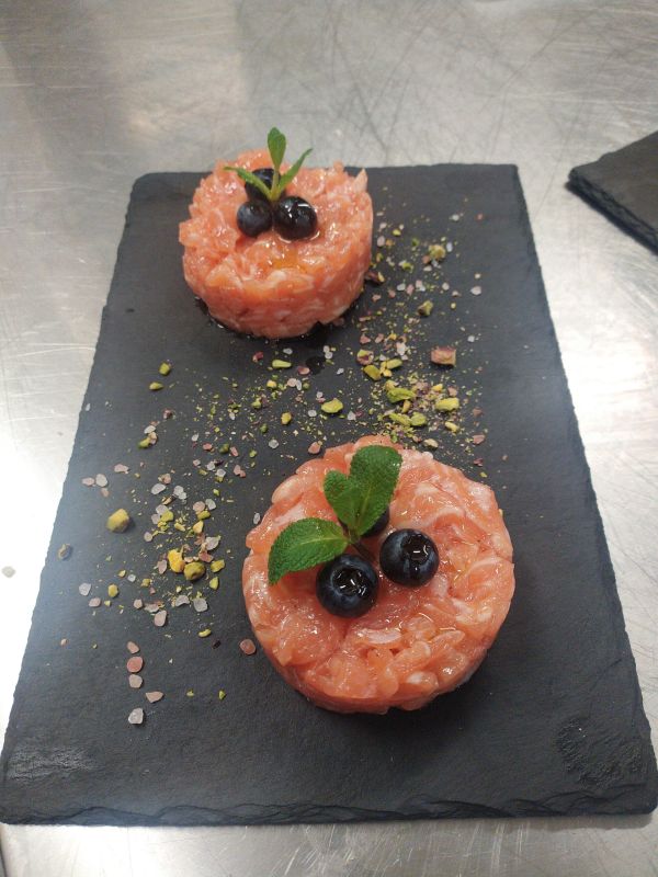 tartare salmone